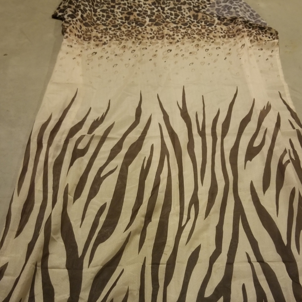 Animal Print Sheer Curtains